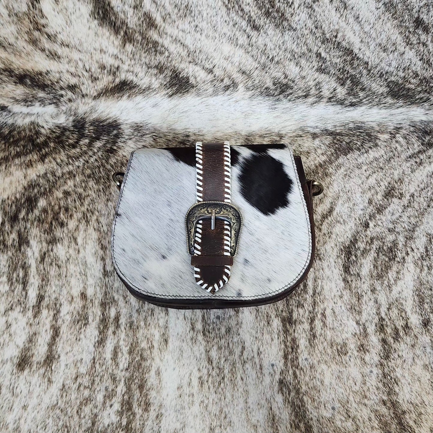 Hide & Buckle Purse - Small