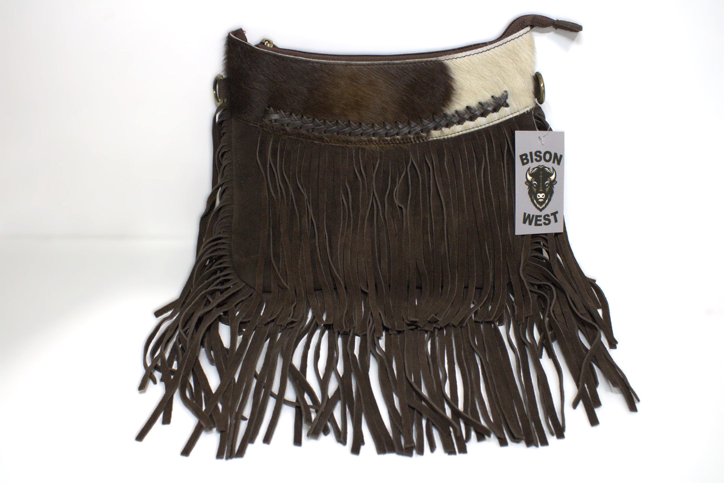 Crossbody Curved top with Fringe