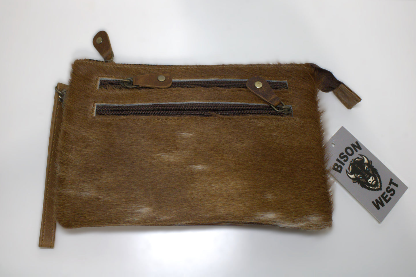 Crossbody Cowhide with 3 Compartments