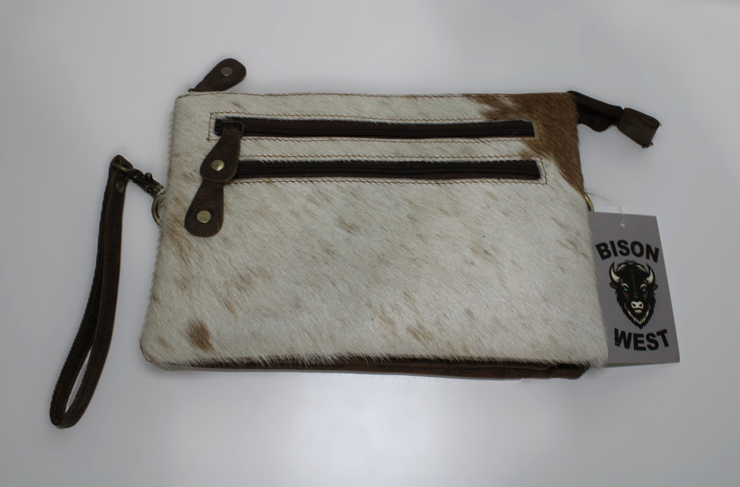 Crossbody Cowhide with 3 Compartments