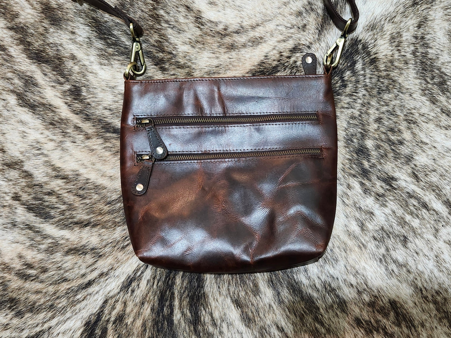 Leather Hard Bax Bag