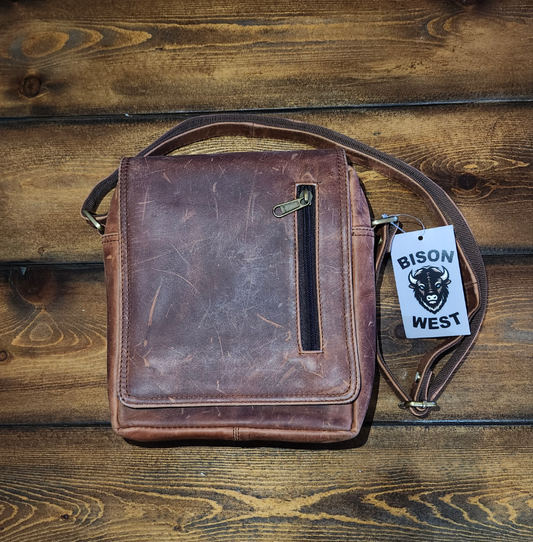 Leather Purse with Magnetic Snaps