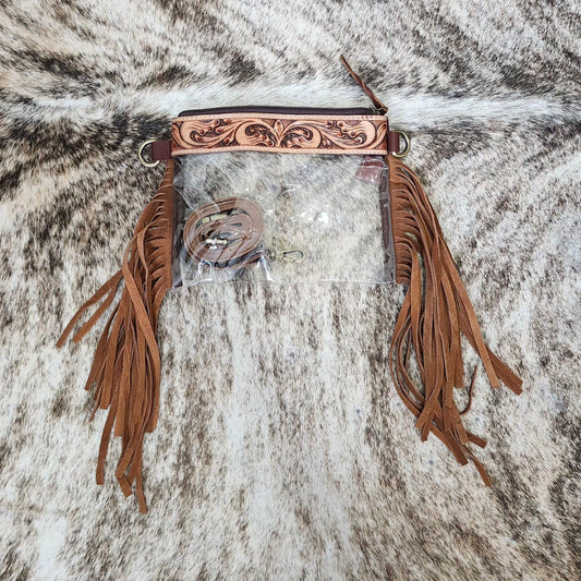 Clear Bag with Fringe